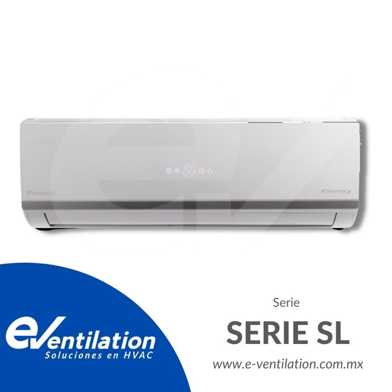 Herencia Respectivamente Armario Minisplit inverter 1.5 TR sólo frío SL FTKS18SL216/RKS18SL216 - Minisplit Daikin Herencia Respectivamente Armario Minisplit inverter 1.5 TR sólo frío SL FTKS18SL216/RKS18SL216 - Minisplit Daikin